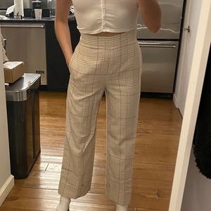 Aritzia plaid pants
